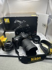 Nikon D90 DSLR Camera + 18-105mm VR Lens + 50mm f/1.4D Prime Full Kit Boxed
