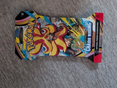 Mega Evolution Chaos Rising sleeved booster pack.