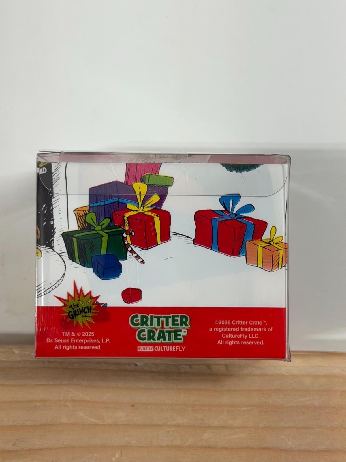Culture Fly The Grinch Dr. Seuss CritterCrate 6 Mini Figures Sled 2 Gifts W/ Mat