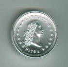 1794 FLOWING HAIR DOLLAR TRIBUTE 1 OZ .999 ULTRA HIGH RELIEF PIEDFORT SILVER