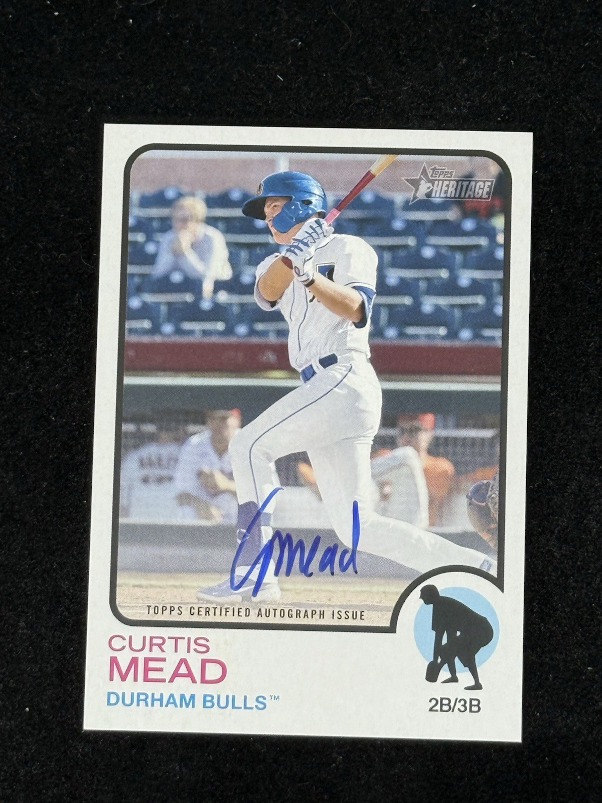 2022 Topps Heritage Minor League Curtis Mead Real One Auto #ROA-CMD