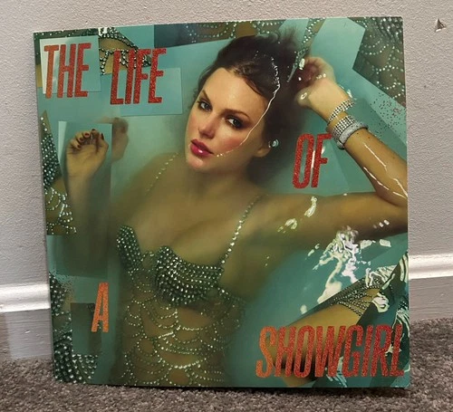 The Life of a Showgirl: Vanilla Orange Glitter Vinyl - Taylor Swift