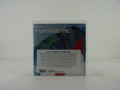 AUSTRA FORGIVE ME (A31) 1 Track Promo CD Single including Picture Sleeve DOMINO