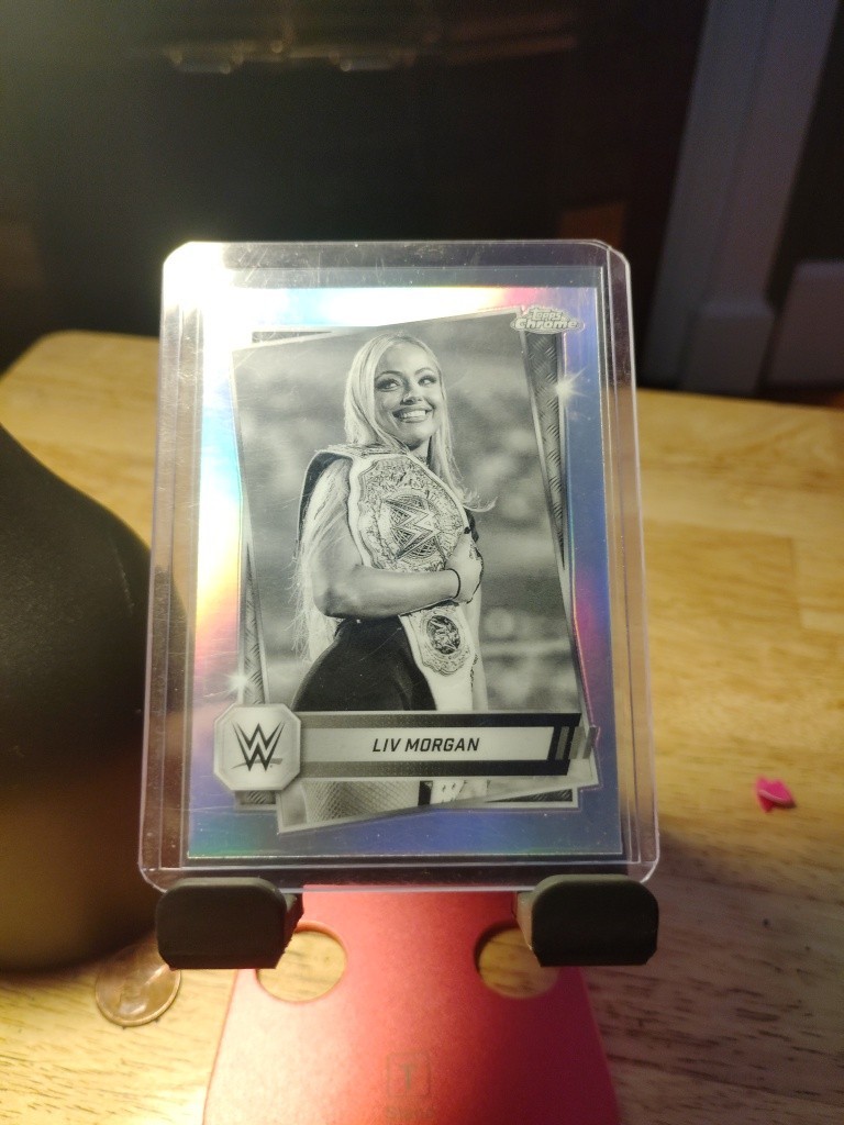WWE Topps Chrome 2025 Sepia Refractor Liv Morgan #146