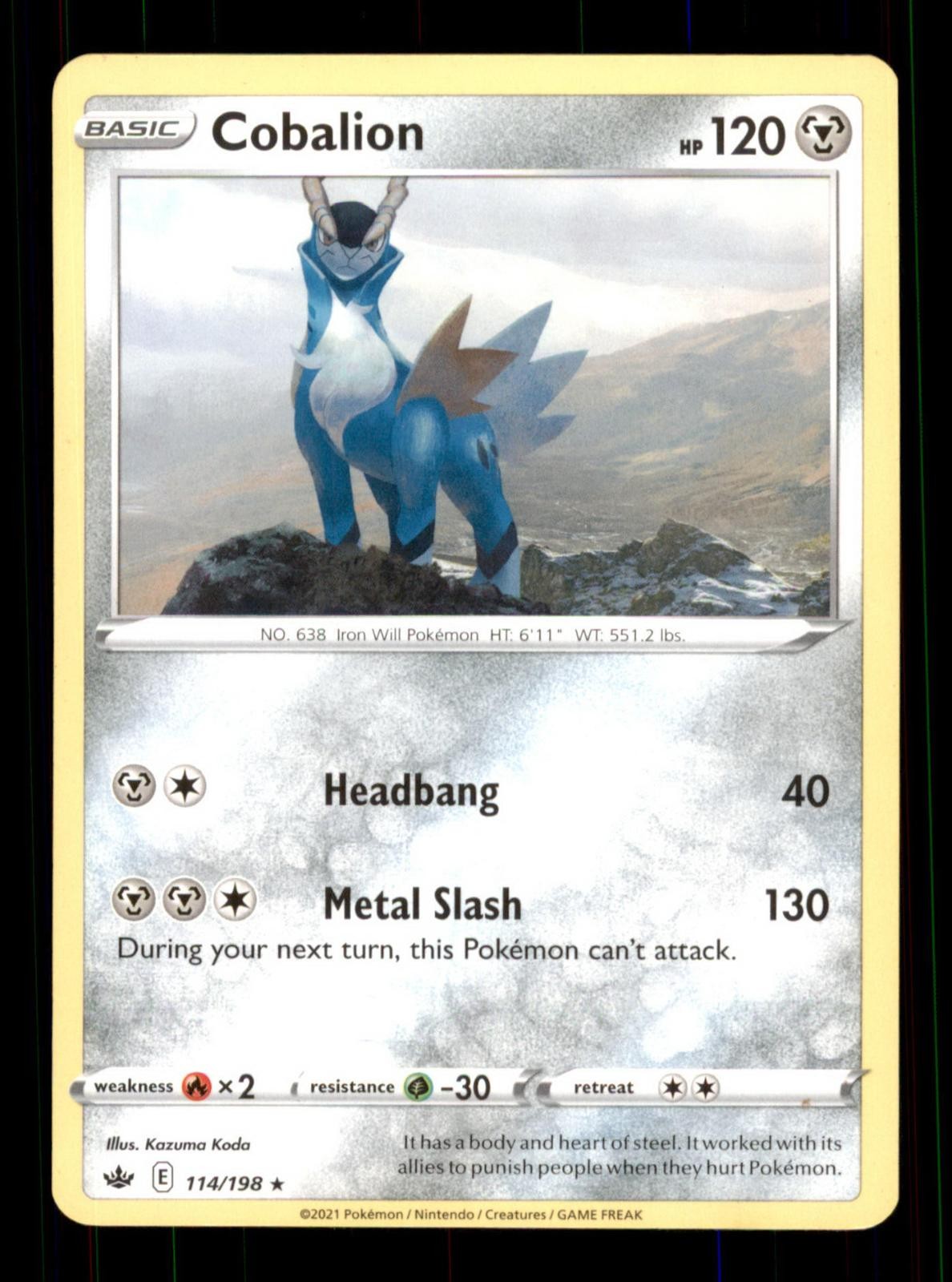 Cobalion 114/198 Deck Exclusives Pokemon Lightly Played
