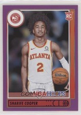 2021-22 Panini NBA Hoops Rookies Purple Sharife Cooper #249 Rookie RC 00gy