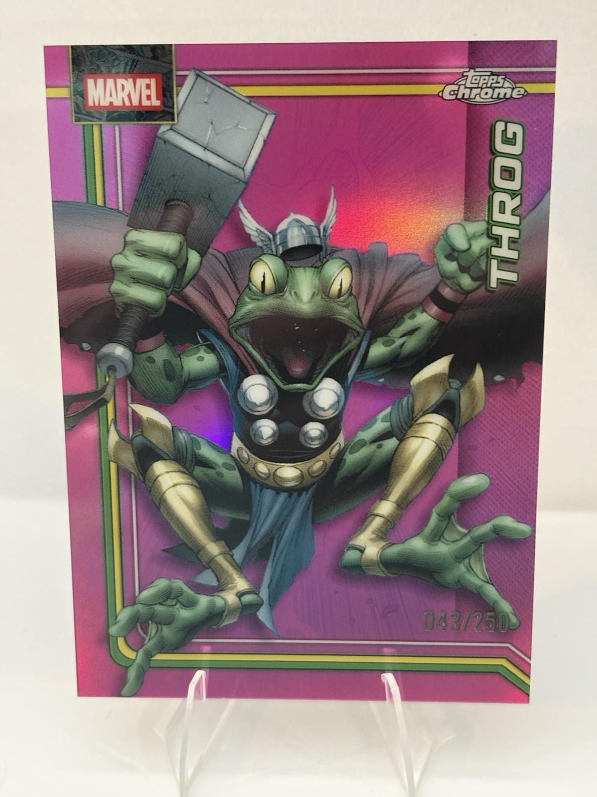 2026 Topps Chrome Marvel THROG Pink Refractor /250