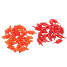 100 Pcs Orange Plastic Snowman Nose Carrot Replacement Parts for Winter Crafts