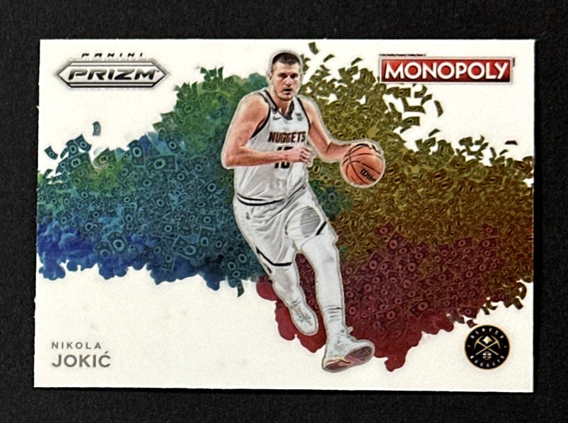 2023-24 PANINI PRIZM MONOPOLY NIKOLA JOKIC MONEY COLOR BLAST CASE HIT SSP