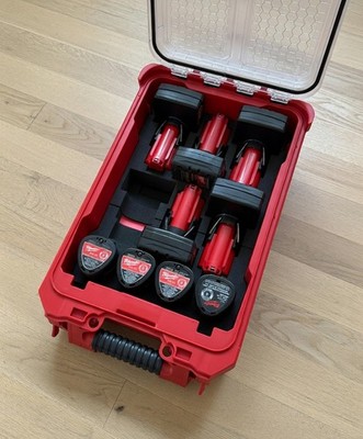 Milwaukee M12 Akku Organizer PACKOUT Einlage Einsatz PETG 3D gedruckt