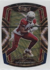 2020 Panini Select Club Level Tri-Color Prizm Die-Cut Isaiah Simmons #288 4nm