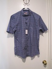 Johnnie-O mens short sleeve blue floral size medium