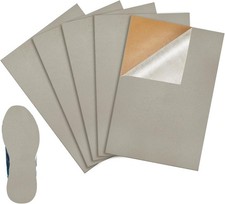 Self Adhesive Suede Soles, Non-Slip Shoe Protectors for Dance Shoes, Gray