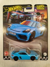 Voiture Hot Wheels Boulevard "Porsche 718 Cayman GT4" numéro : 93