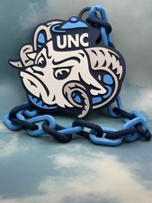 North Carolina Tar Heels Logo Oversized Necklace, Pendant Chain “UNCommon”