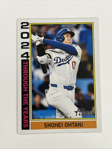 2025 Topps Heritage Shohei Ohtani Through The Years Insert #TTY-25