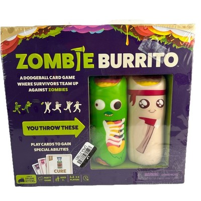 Zombie Burrito Dodgeball Card Game by Exploding Kittens Social Skills Card PARTY