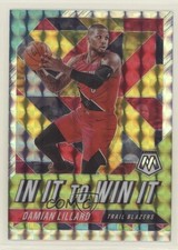 2019-20 Panini Mosaic In It to Win It Damian Lillard #20 02k5