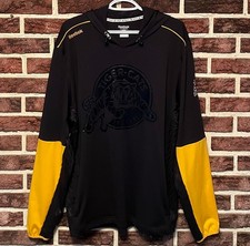 NEW!! Reebok HAMILTON TIGER-CATS Official CFL Sideline HOODIE XL Jersey JACKET