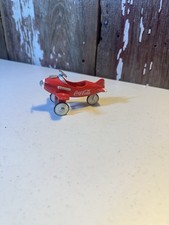 1997 Coca Cola Collector Edition 1:18 Scale Coke Pedal Plane Propeller Spins