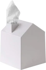 Umbra Casa Tissue Box Cover - Adorable House Shaped Square Tissue Box Holder for