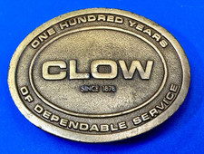 Clow Mining Co Since 1878 -100 Years Of Dependable Service Hit-Line Belt Buckle