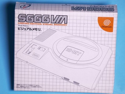 NEW Sega Dreamcast SGGG SeGaGaGa Mega Drive VMU Memory Card Black~JP IMPORT, USA