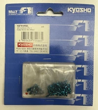 Kyosho Mini-Z Color Screw Set (Blue) MFW09BL 