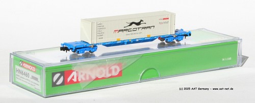 Arnold N HN6460 - Containertragwagen RENFE / Marcotran, Ep. VI, NEU & OVP - Picture 3 of 3