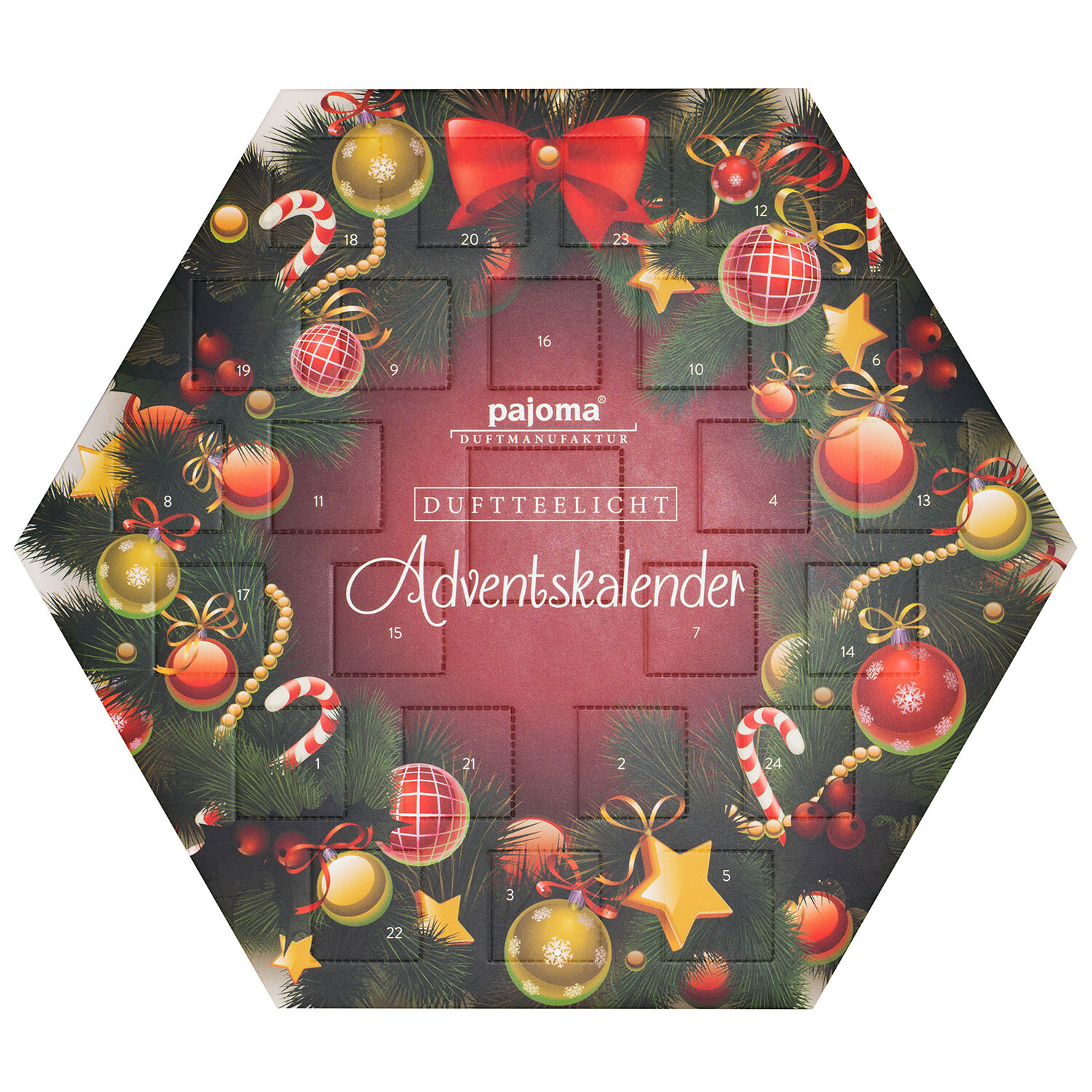pajoma® Teelicht Adventskalender 2023 | Duftkerzen Duftteelichte Kerzen Licht