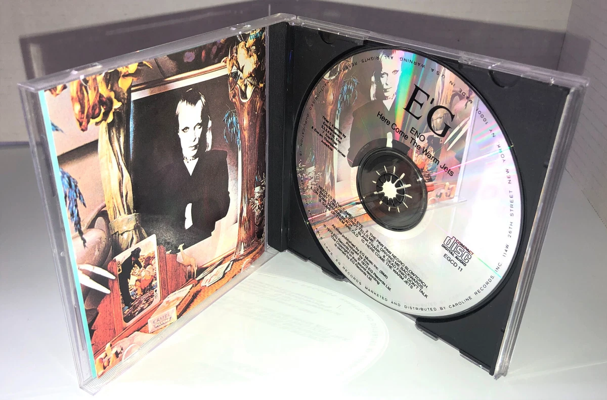 HERE COME THE WARM JETS by Brian Eno First Solo Album on 1993 CD Reissue from EG
