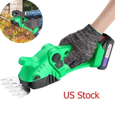 21V Hedge Trimmer Cordless Handheld Grass Shears Cutters with 2000mAh Battery