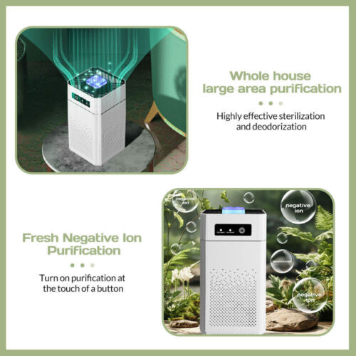 Air Purifiers For Home Large Room Medical Grade HEPA Air Purifier Smoke Odor Pet - Picture 12 of 17