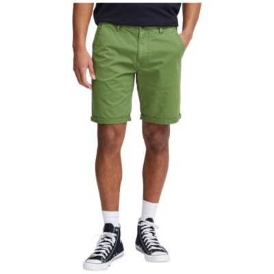 Blend bermuda uomo pantaloncini chino verde 20716620