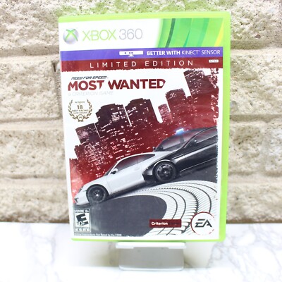 Need for Speed: Most Wanted Limited Edition (Microsoft Xbox 360) W/ Inserts
