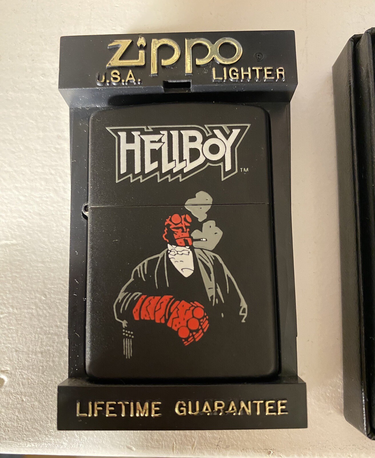 NEW Pair Of Hellboy Zippos Lighters Official Dark Horse Comics Mignola