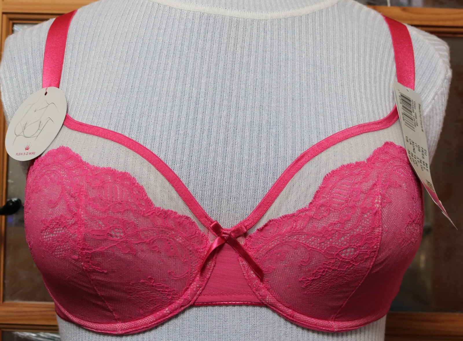 Triumph Pink Beauty-Full Charm W Bra Size 36DD