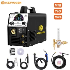 4 IN 1 MIG Welder ARC MMA TIG Welding Machine 200A with TIG torch &Gas Regulator