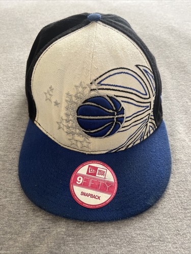 Orlando Magic NBA Basketball Hat Black Blue White New Era Snapback 9Fifty OneSiz