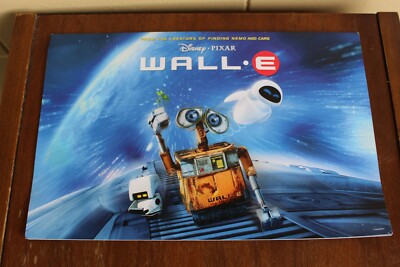 Disney Store Pixar WALL-E Lithograph Set 4 Exclusive Lithos NEW BNIB 2008