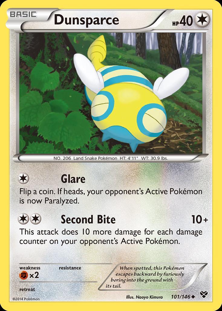 Pokemon Dunsparce (101/146) XY LP