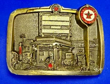 TEXACO GASOLINE and Motor Oil Refining Company Commemorative Belt Buckle
