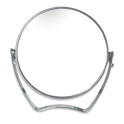 WMugthome Two-Sided Portable Transparent & Round Makeup/Travel Mirror with 1X...