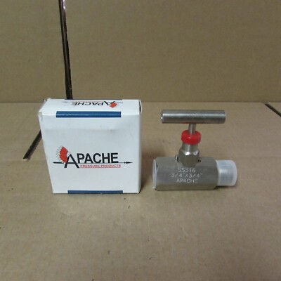 #ad #ad APACHE SNV 3 4Mx3 4F10 NEEDLE VALVE316SS 10Kpsi NIB MAKE OFFER $59.99