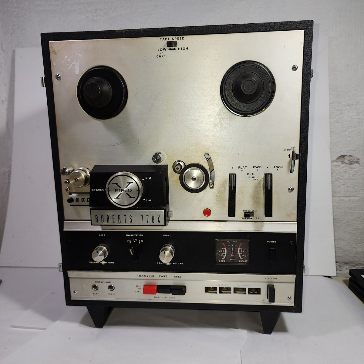 ROBERTS 778X 8-TRACK TAPE DECK & REEL TO REEL TAPE PLAYER