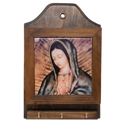 MrcjSales Our Lady of Guadalupe Mc - Key/Mail Box Holder | Hang Anywhere | Gift