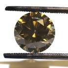 GIA loose certified 3.02ct I1 Natural Fancy Yellow Brown brilliant diamond — photo 4