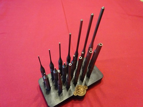 GRACE USA SRP-19-S-BB 19 PC ROLL PIN AND HOLLOW PUNCH SET ! GUNSMITH MACHINIST - Picture 2 of 12
