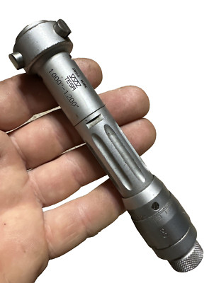 Tesa Swiss 1.0-1.2  Small Hole Internal Bore Micrometer Tri-Mike Machinist Tool
