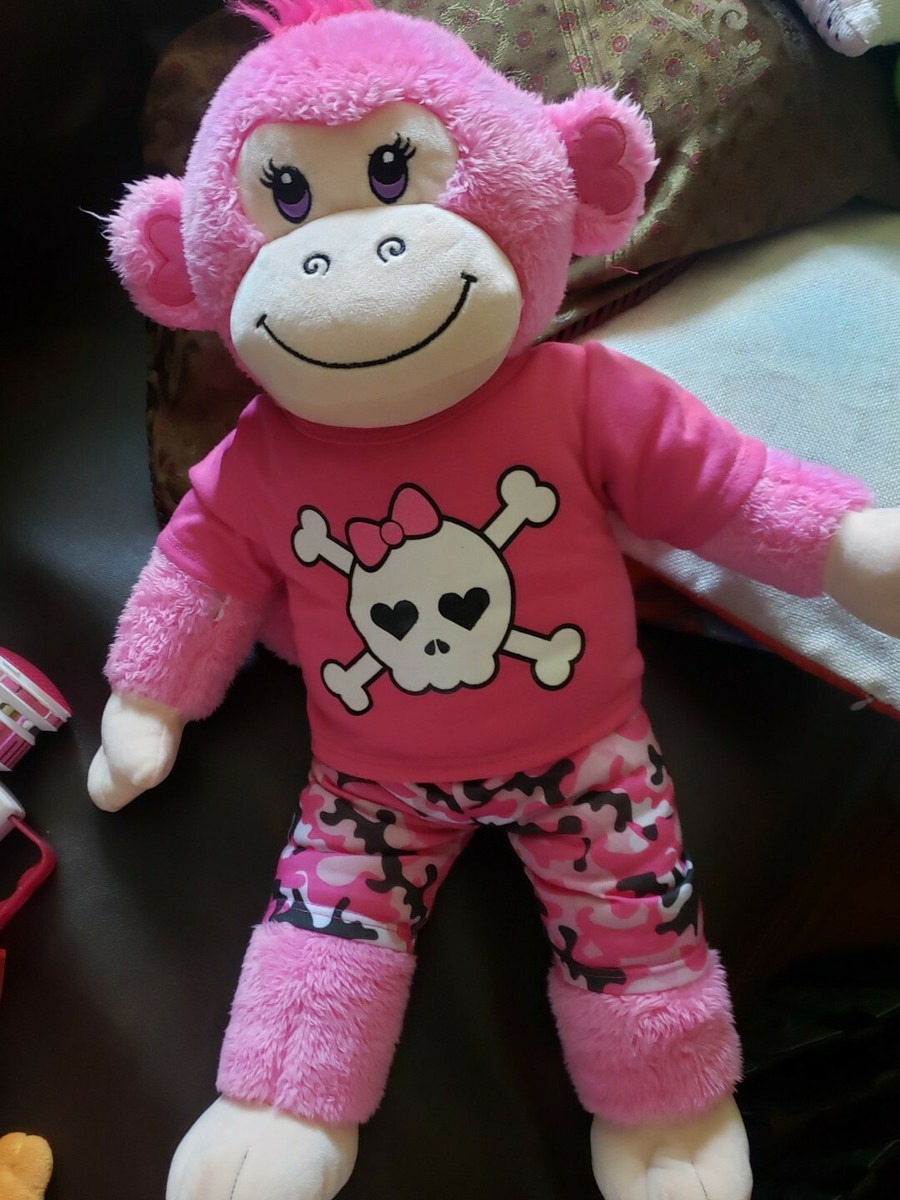 build a bear pink monkey Plush | eBay